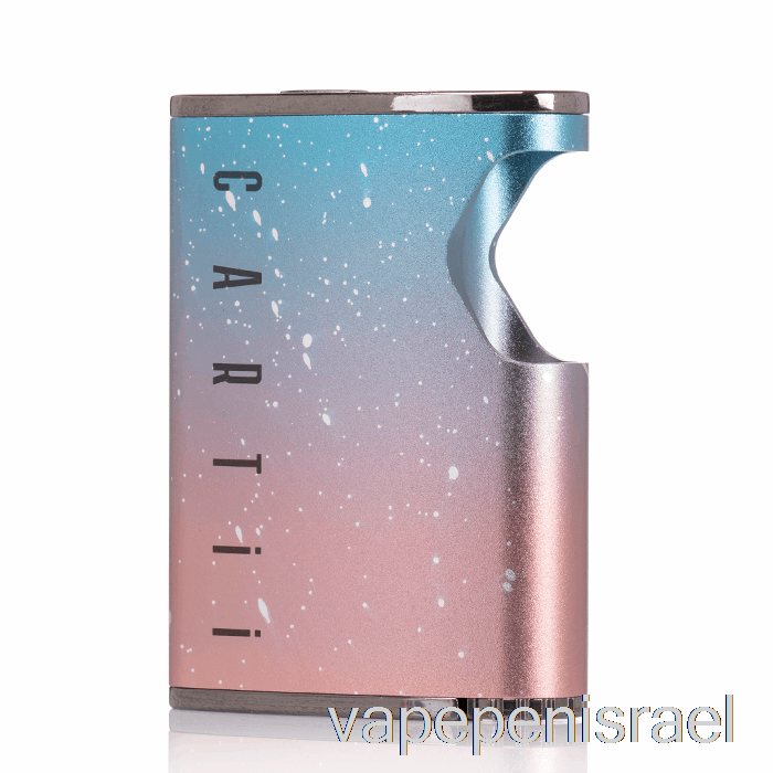 חד פעמי Vape Israel Dazzleaf Cartii 2 ב-1 טוויסט סוללת חוט 510 קורל ורוד/כחול שפריץ